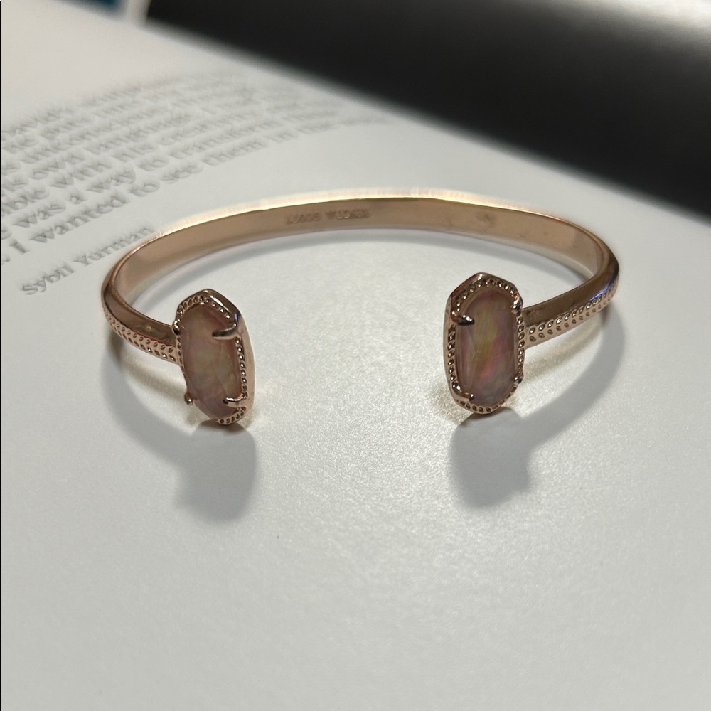 Kendra Scott Rose Gold “Elton” Open Cuff Bracelet
